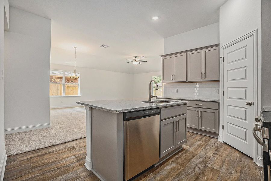 Furnished interior view inside a new home in Kiber Reserve, Angleton (Image 5).