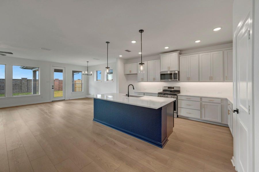 Furnished interior view inside a new home in Beacon Point at Lago Mar 50’ Homesites, Texas City (Image 3).