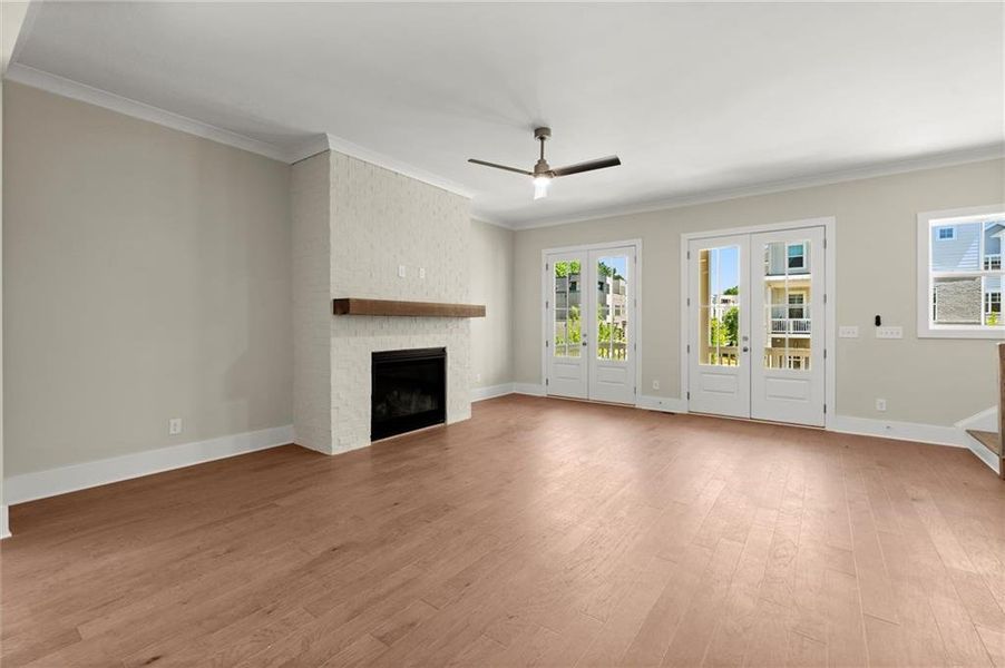 Spacious, unfurnished interior of a new home in West Town, Atlanta (Image 43).