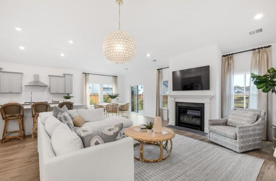 Furnished interior view inside a new home in , Summerville (Image 11).
