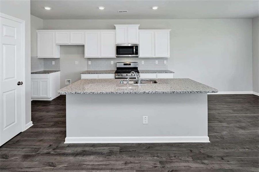 Furnished interior view inside a new home in Poplar Preserve, Newnan (Image 8). Furnished interior view inside a new home in Poplar Preserve, Newnan (Image 8).