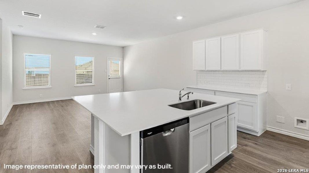 Furnished interior view inside a new home in Langdon, San Antonio (Image 8).