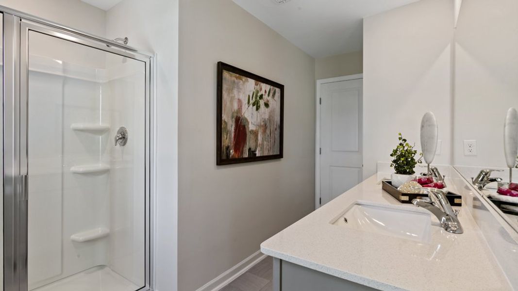 Furnished interior view inside a new home in Chapel Townes, Raleigh (Image 18).
