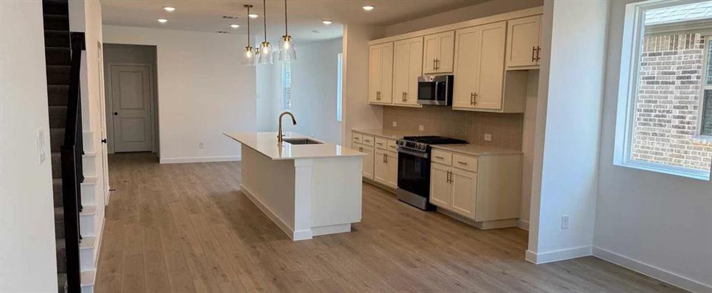 Kitchen Construction Progress featuring the Serene Collection