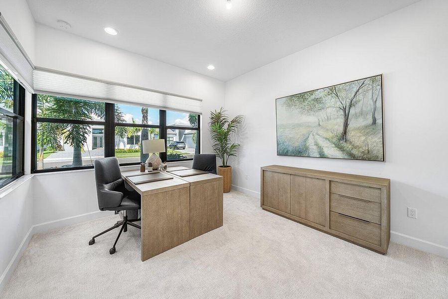 Furnished interior view inside a new home in Valencia Grand, Boynton Beach (Image 11). Furnished interior view inside a new home in Valencia Grand, Boynton Beach (Image 11).
