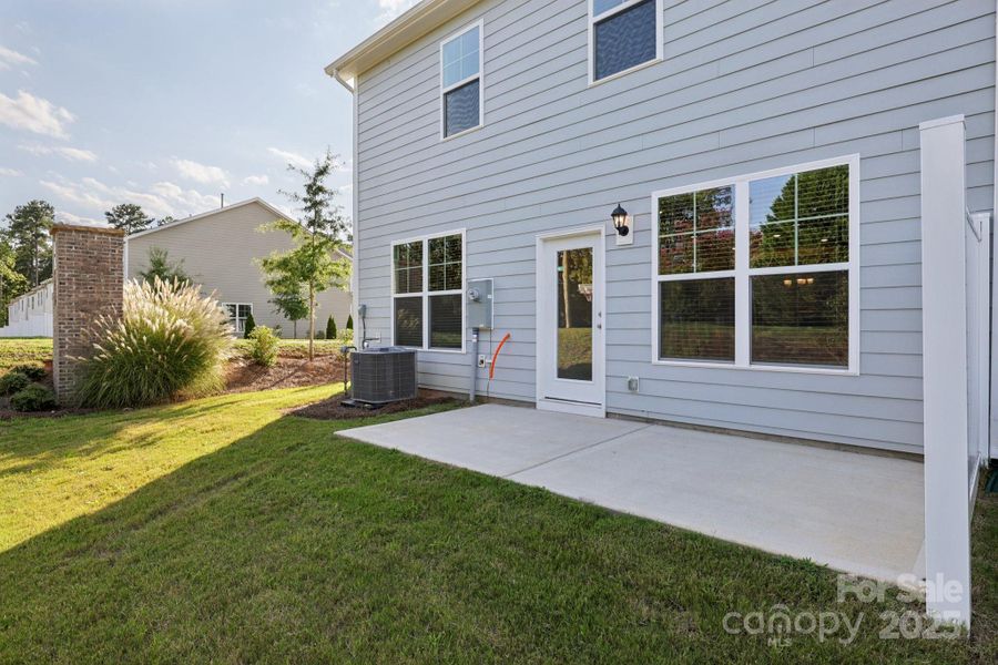 Front exterior of a new home in Blackstone Bay Townhomes, Sherrills Ford, NC, highlighting curb appeal (Image 17).
