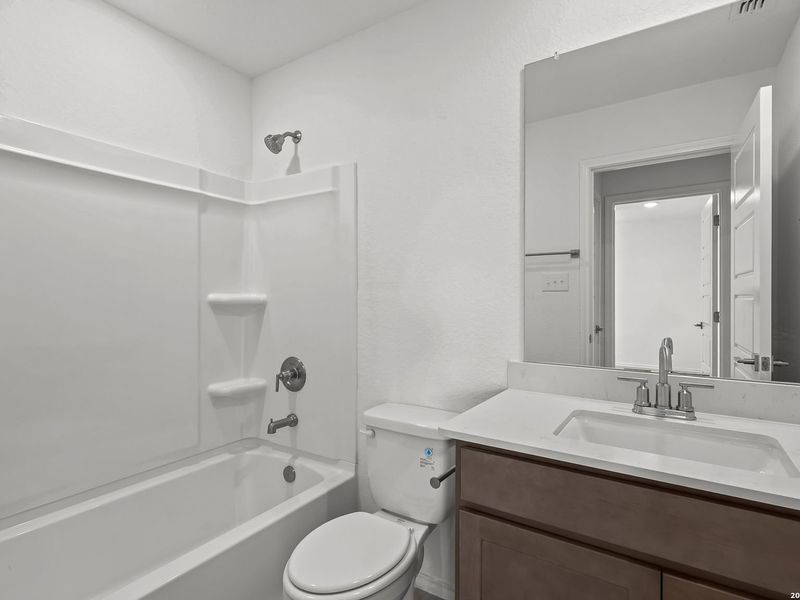 Furnished interior view inside a new home in Comanche Ridge, San Antonio (Image 18).