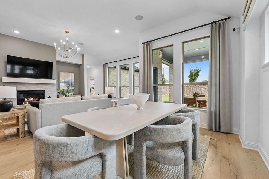 Furnished interior view inside a new home in Hulen Trails, Fort Worth (Image 11). Furnished interior view inside a new home in Hulen Trails, Fort Worth (Image 11).