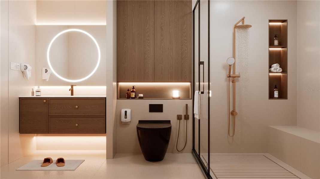 Furnished interior view inside a new home in , Ocala (Image 7).