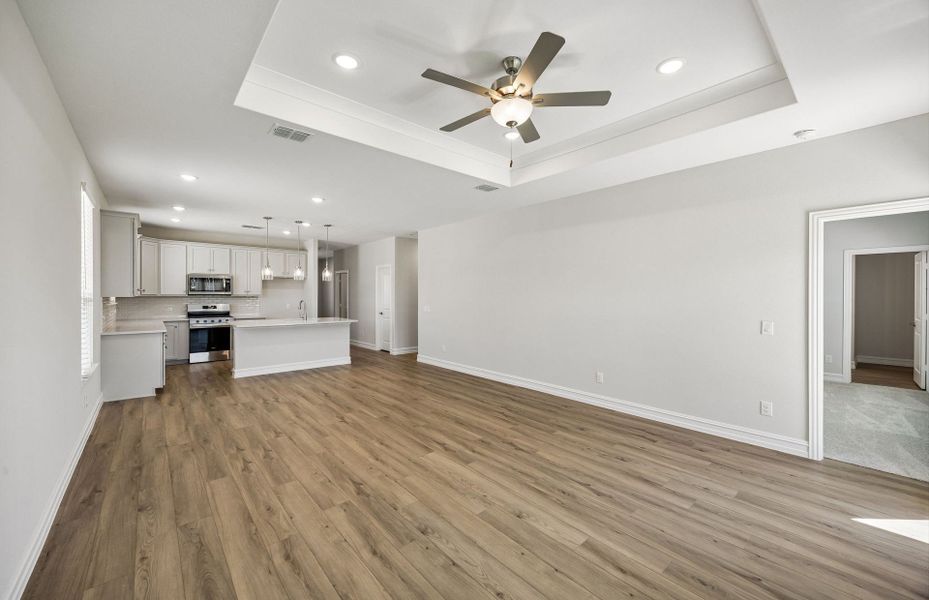 Spacious, unfurnished interior of a new home in Rosemary Fields, Godley (Image 15).
