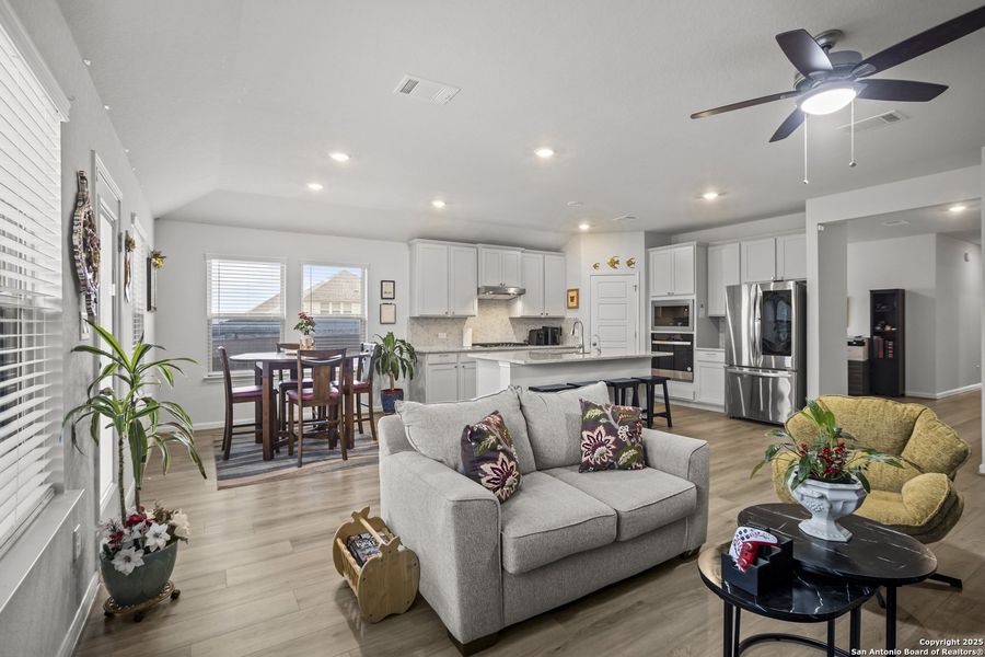 Furnished interior view inside a new home in , San Antonio (Image 9). Furnished interior view inside a new home in , San Antonio (Image 9).