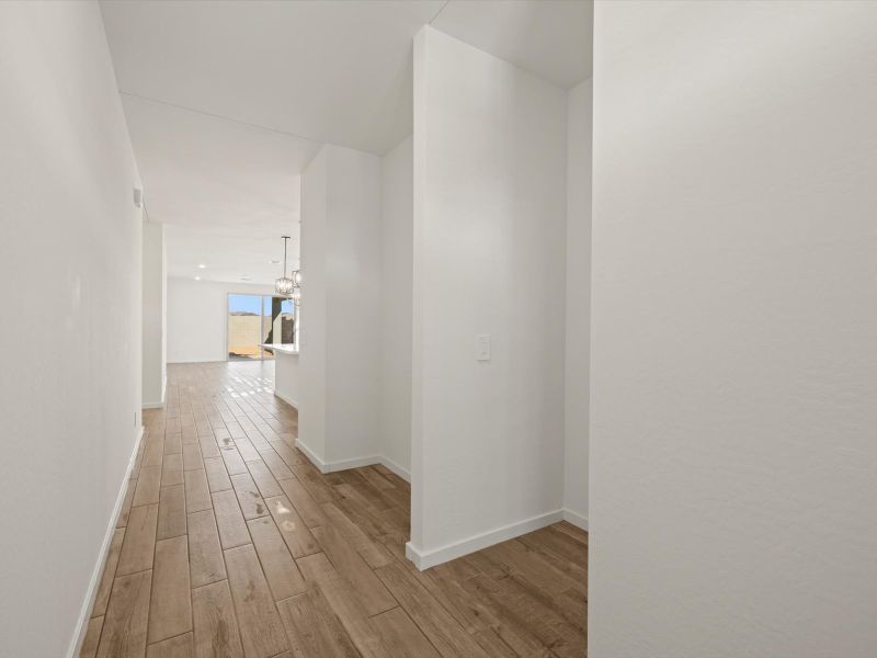 Spacious, unfurnished interior of a new home in Silva Farms - Estate Series, Goodyear (Image 13). Spacious, unfurnished interior of a new home in Silva Farms - Estate Series, Goodyear (Image 13).