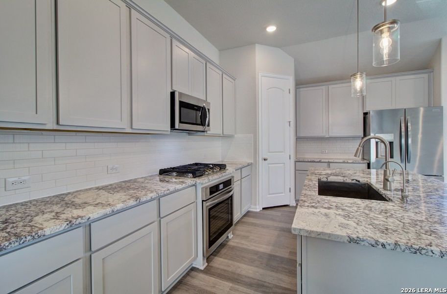 Furnished interior view inside a new home in Prairie Green, Converse (Image 10). Furnished interior view inside a new home in Prairie Green, Converse (Image 10).