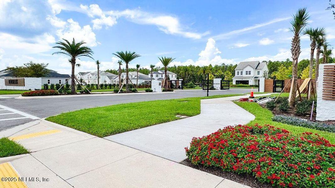 Front exterior of a new home in , St. Augustine, FL, highlighting curb appeal (Image 1). Front exterior of a new home in , St. Augustine, FL, highlighting curb appeal (Image 1).