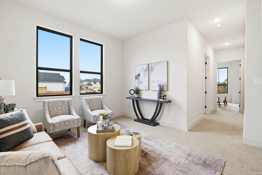 Furnished interior view inside a new home in Haby Hill 50s, San Antonio (Image 13).