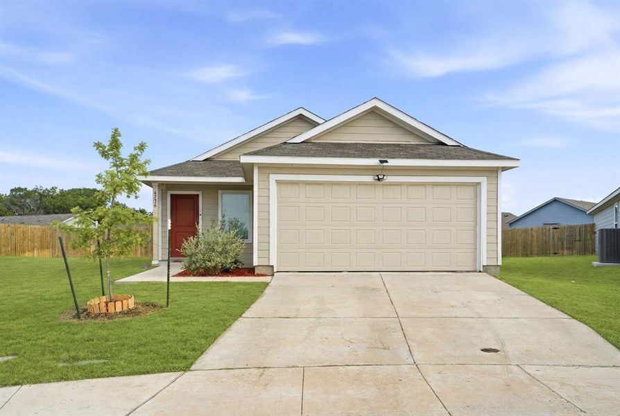 Front exterior of a new home in Tillage Farms, Princeton, TX, highlighting curb appeal (Image 20).