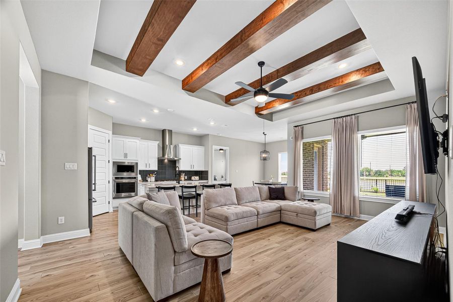 Furnished interior view inside a new home in Sierra Vista, Iowa Colony (Image 15). Furnished interior view inside a new home in Sierra Vista, Iowa Colony (Image 15).