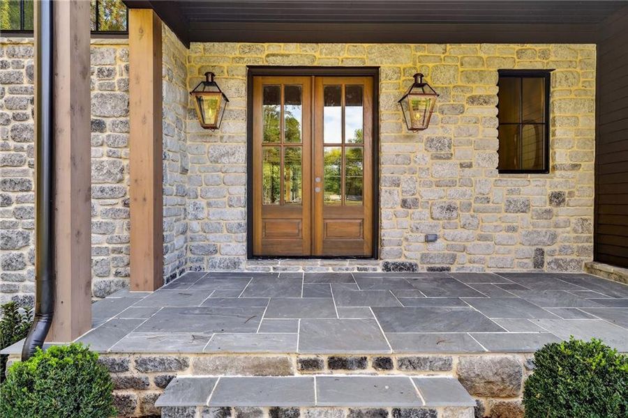 Exterior details and patio area of a home in , Milton (Image 3).