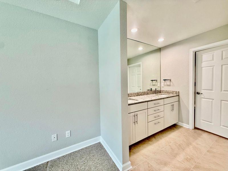 Double Sink & Granite Countertop