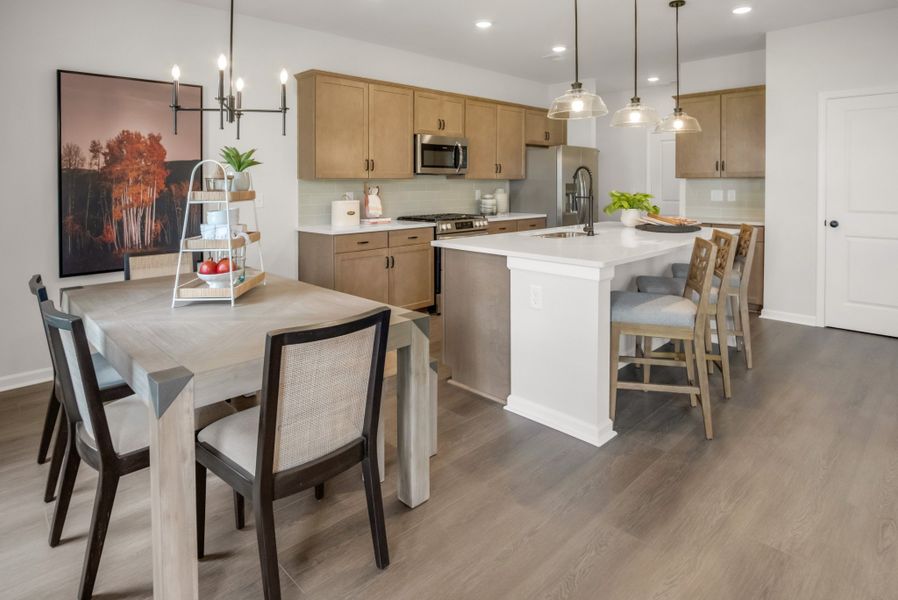 Furnished interior view inside a new home in The Oaks, Clarksville (Image 6).