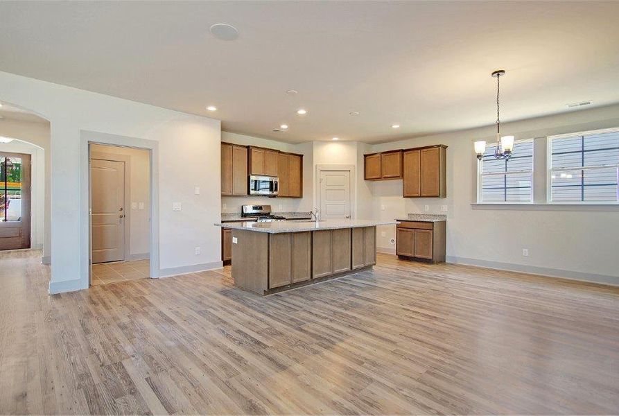 Furnished interior view inside a new home in Creek Pointe, Moncks Corner (Image 5).