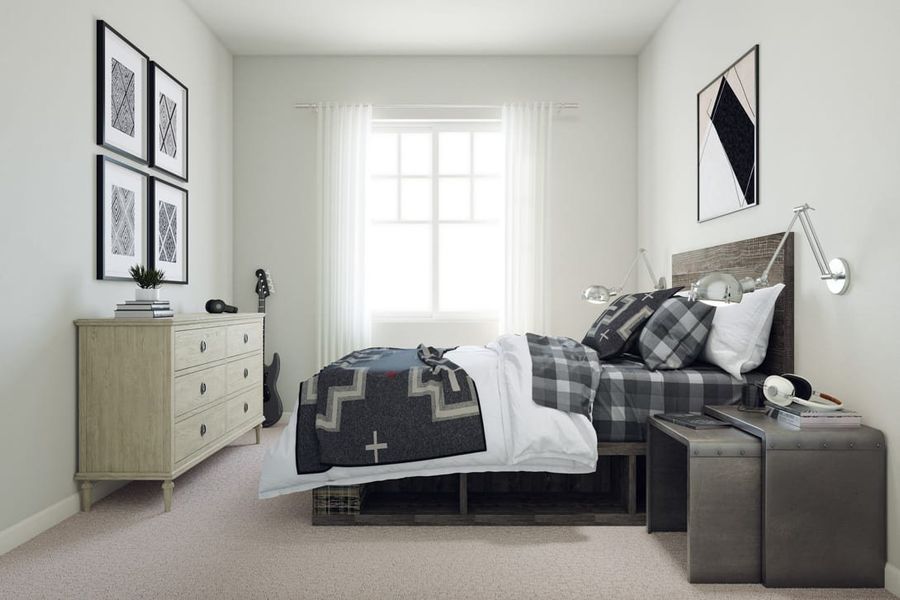 Representative furnished interior of a home built from the 3502 by Tri Pointe Homes in Sterling Ranch, Littleton (Image 12).