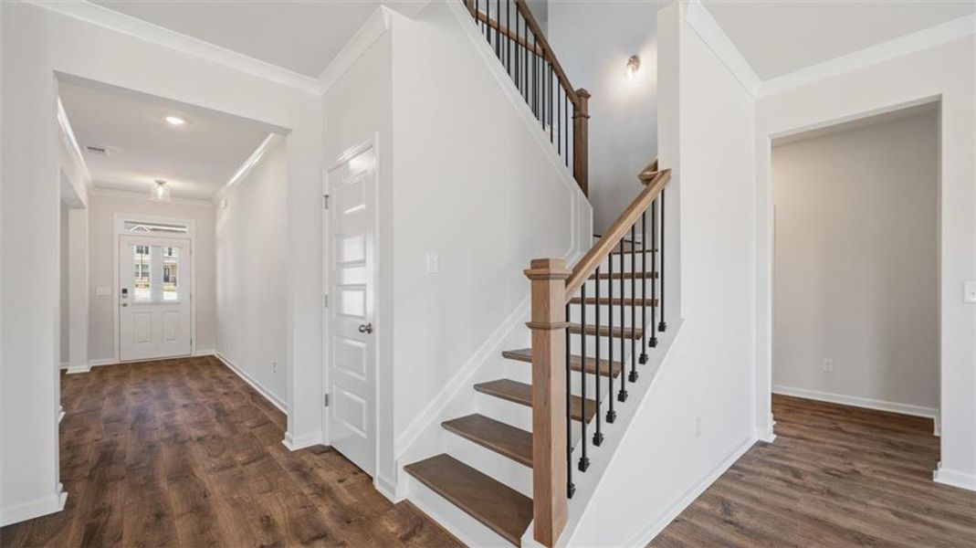 Spacious, unfurnished interior of a new home in The Gates at Pates Creek, Hampton (Image 34). Spacious, unfurnished interior of a new home in The Gates at Pates Creek, Hampton (Image 34).