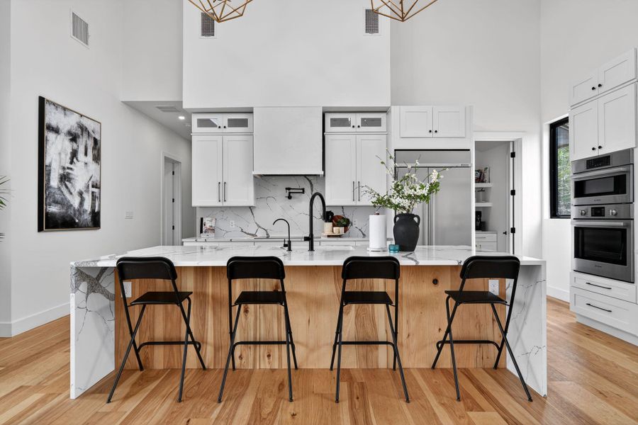 Furnished interior view inside a new home in , Spicewood (Image 9).