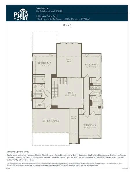 2D floor plan layout of this home in Valencia, Manvel, TX (Image 5). 2D floor plan layout of this home in Valencia, Manvel, TX (Image 5).