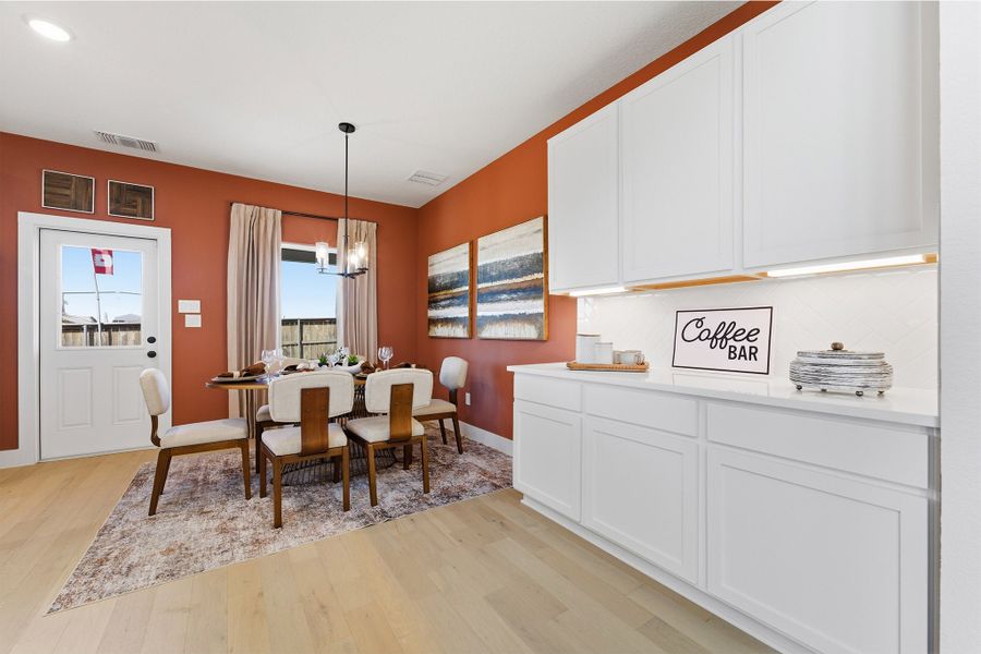 Furnished interior view inside a new home in Infinity Square, Kyle (Image 51).