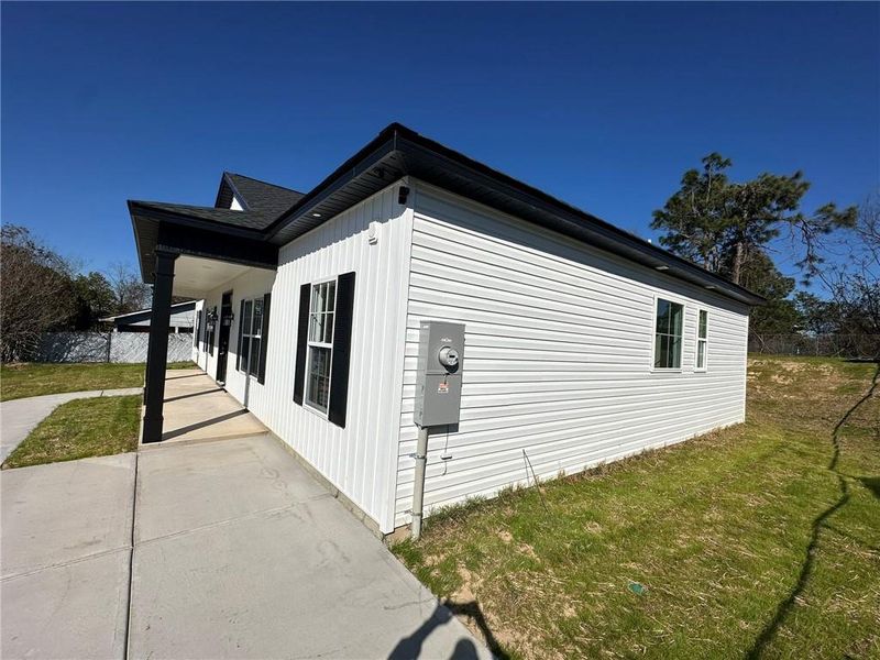 Exterior details and patio area of a home in , Augusta (Image 3).
