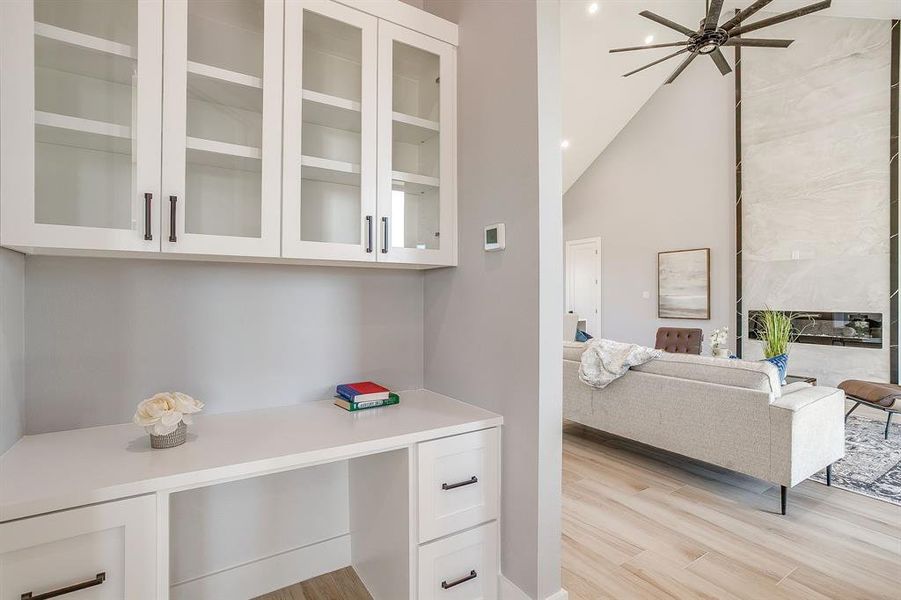 Furnished interior view inside a new home in , Weatherford (Image 11).