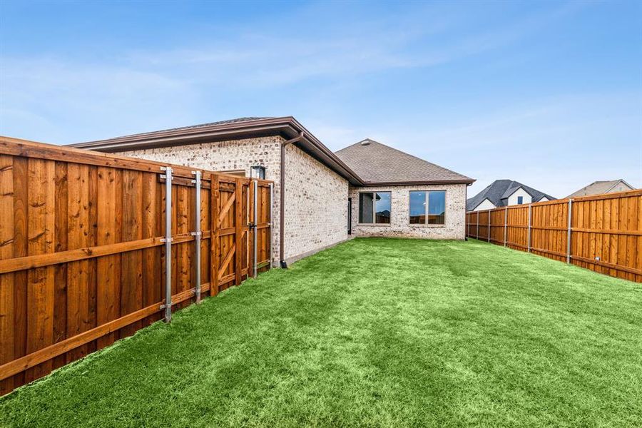 Exterior details and patio area of a home in Talia – Garden Series, Mesquite (Image 2).