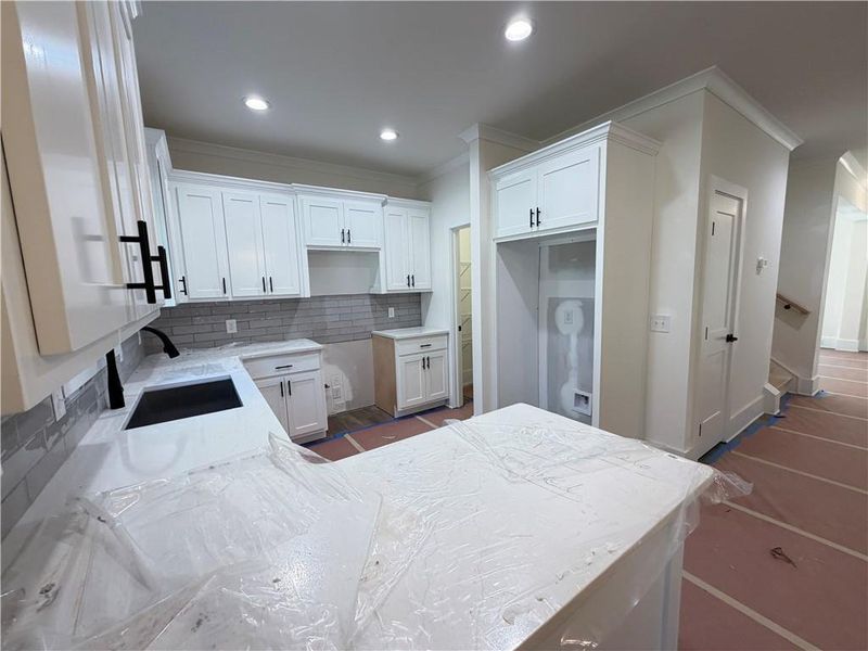 In-progress construction of a new home in , Jefferson, GA (Image 32).