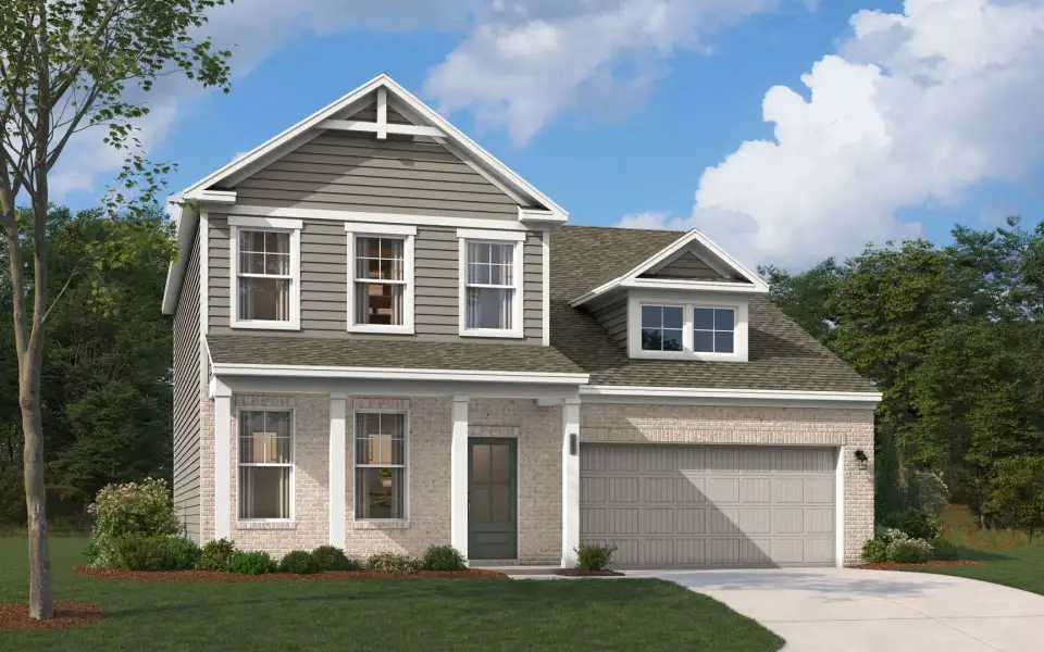 Representative exterior photo of a completed home built from the The Fenton by Stanley Martin Homes in Bell Meadows, Winnabow, NC (Image 26).