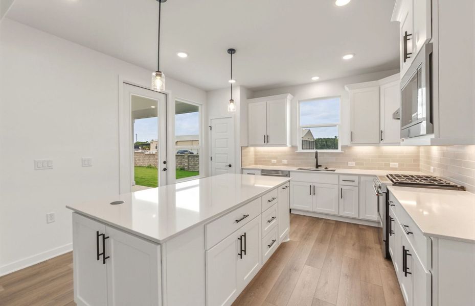 Furnished interior view inside a new home in Sun City Texas, Georgetown (Image 11).