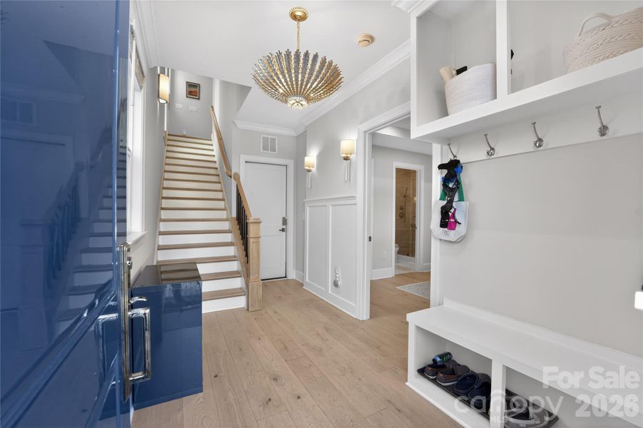 Furnished interior view inside a new home in , Charlotte (Image 19). Furnished interior view inside a new home in , Charlotte (Image 19).