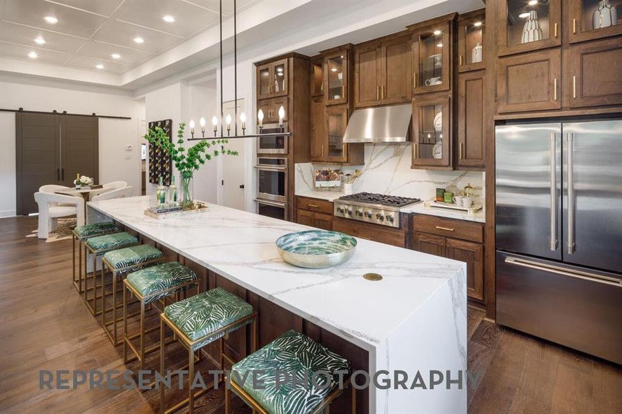 Furnished interior view inside a new home in Mosaic, Celina (Image 5).