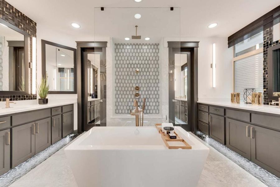 Representative furnished interior of a home built from the Lake Forest by Grand Homes in Grand Oaks, Celina (Image 13).