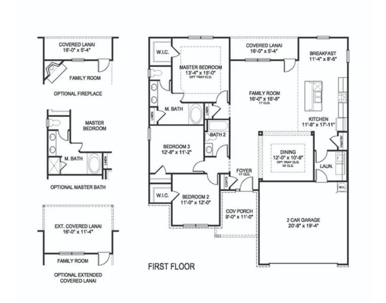 2D floor plan layout of this home in The Fields of Walnut Creek, Pendergrass, GA (Image 2). 2D floor plan layout of this home in The Fields of Walnut Creek, Pendergrass, GA (Image 2).