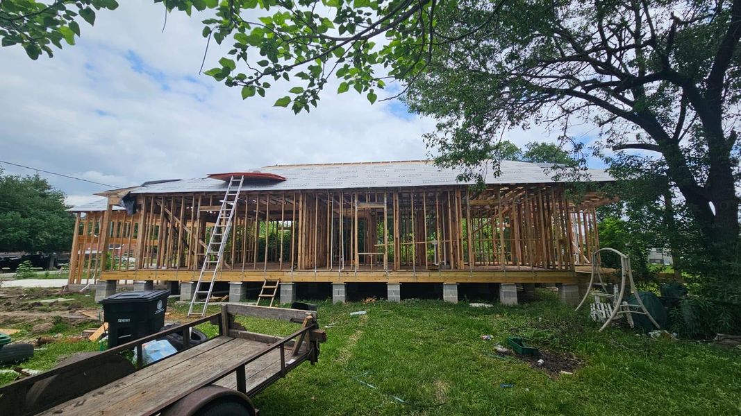In-progress construction of a new home in , Houston, TX (Image 18).