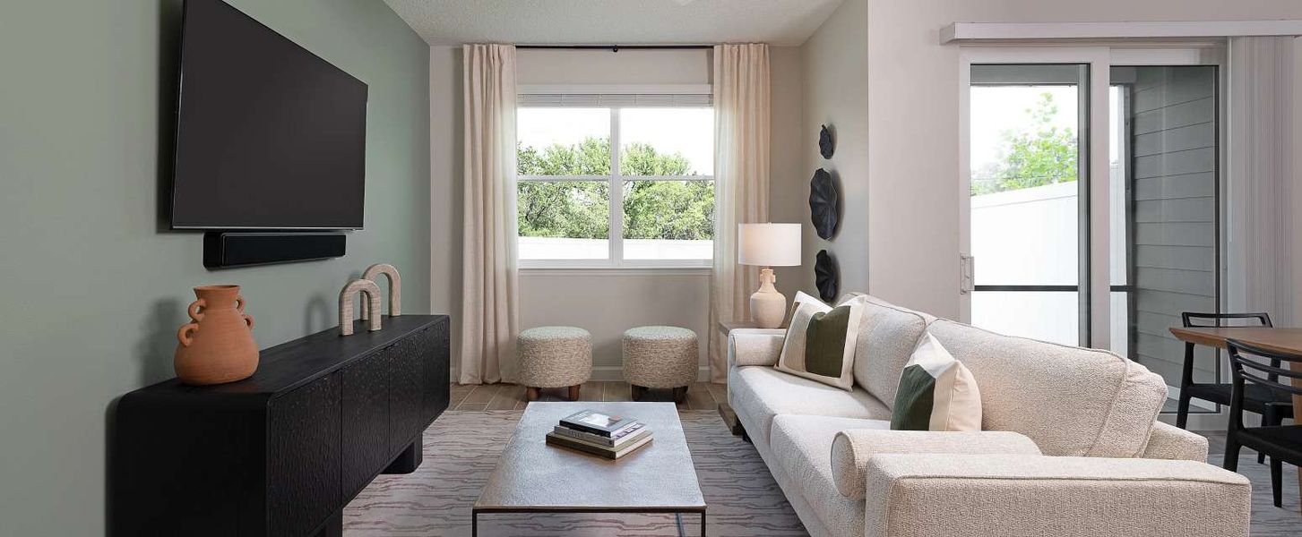 Representative furnished interior of a home built from the Palm by Ashton Woods in Montague Chase, Tampa (Image 8).