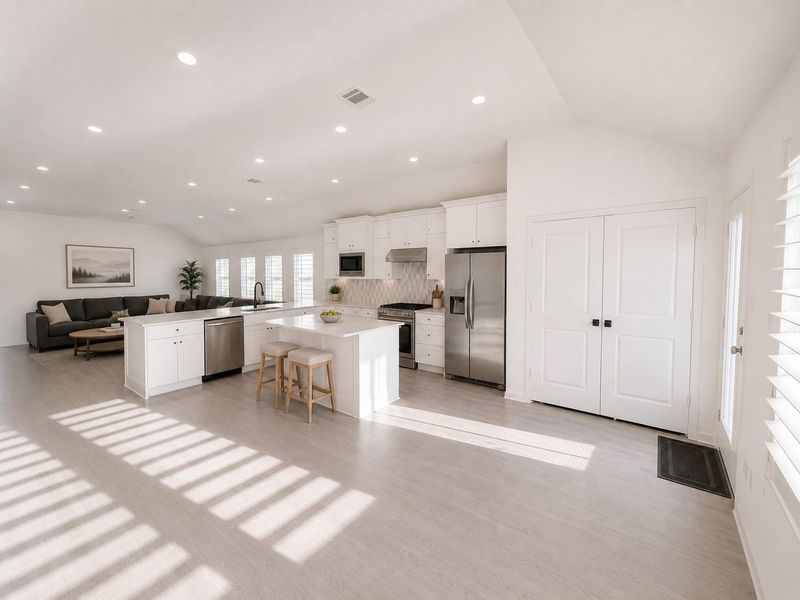 Furnished interior view inside a new home in , Katy (Image 8).