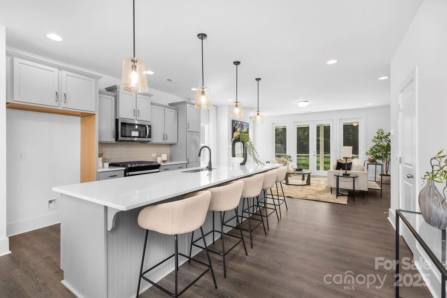 Furnished interior view inside a new home in Stonebridge Fairways, Monroe (Image 6).
