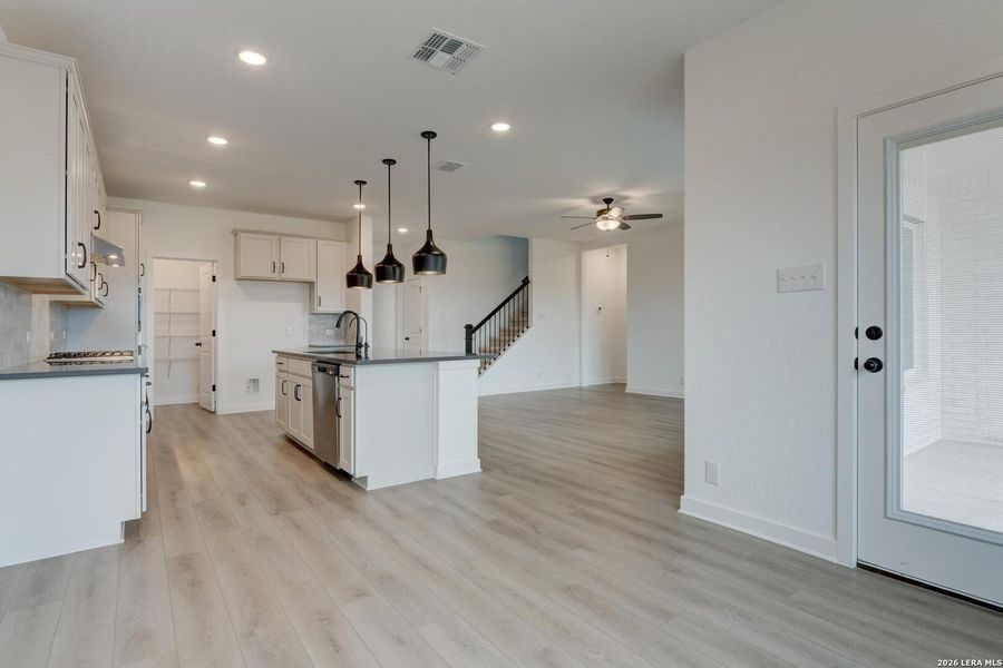 Furnished interior view inside a new home in Nopal Valley, San Antonio (Image 12). Furnished interior view inside a new home in Nopal Valley, San Antonio (Image 12).