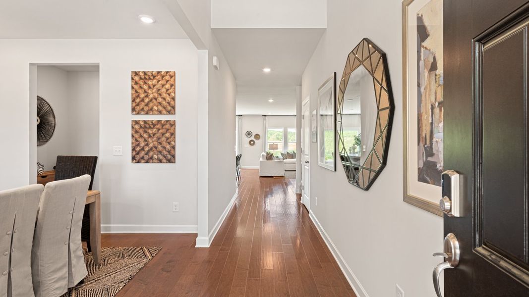 Representative furnished interior of a home built from the Johnson by Meritage Homes in Riverwood Farm, Piedmont (Image 5).
