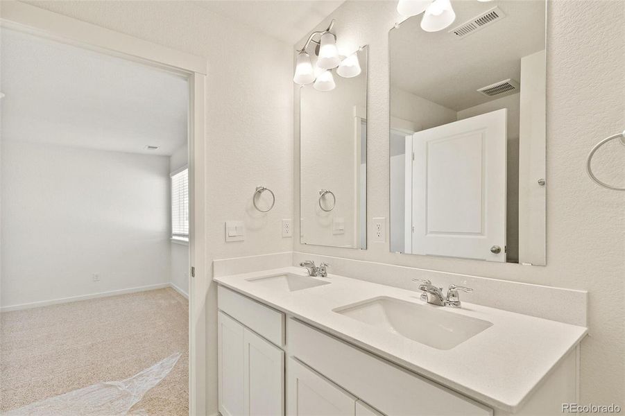 Furnished interior view inside a new home in The Ridge at Lorson Ranch, Colorado Springs (Image 6).