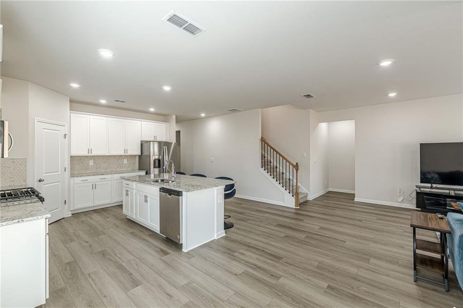 Furnished interior view inside a new home in , Fairburn (Image 13).