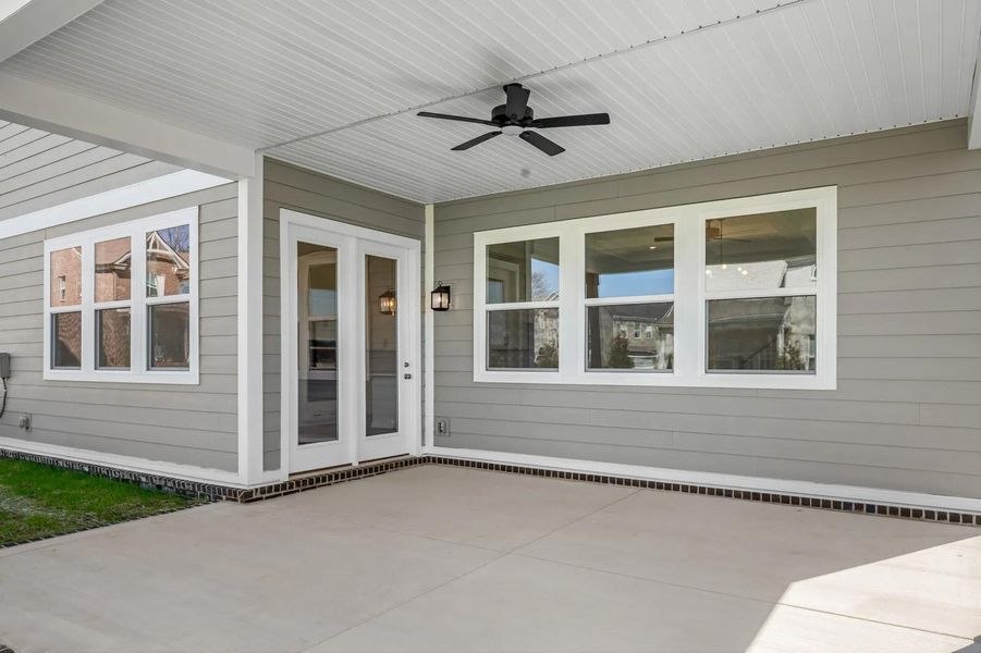 The Brookston E Outdoor Living Area