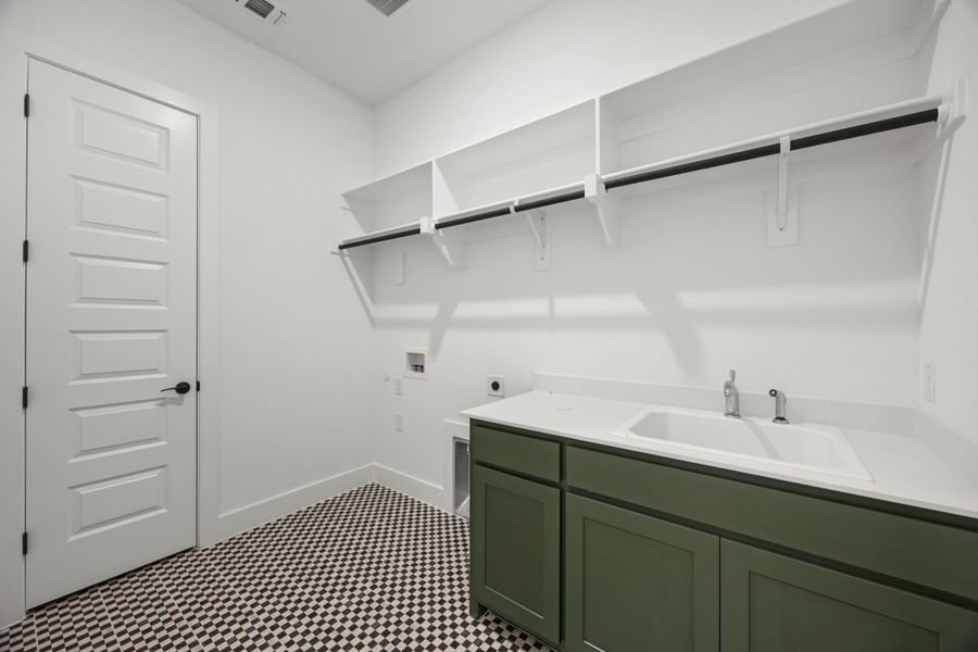 Furnished interior view inside a new home in Rolling Creek Ranch, Aledo (Image 15).